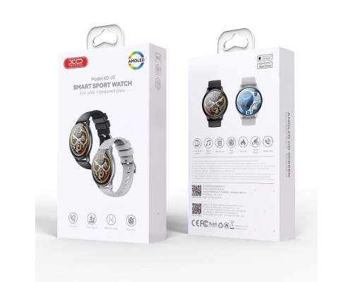 Смарт годинник XO J5 gray PLS-00-00147013
