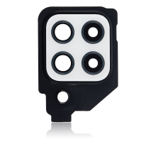 Скло камери Samsung A225 Galaxy A22 4G 2021 з рамкою white (Original) PLS-00-00094921