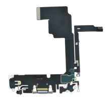 Шлейф iPhone 15 Pro з роз'ємом зарядки white titanium (Original) PLS-00-00134081