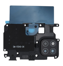 Скло камери Xiaomi Redmi 9C NFC з рамкою black PLS-00-00137437