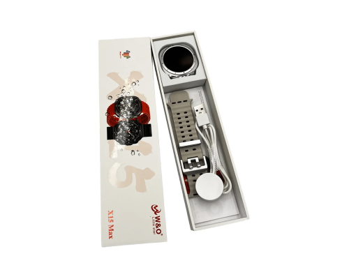 Смарт годинник W&O X15 Max white PLS-00-00161355