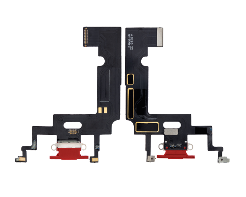 Шлейф iPhone XR з роз'ємом зарядки red PLS-00-00046621
