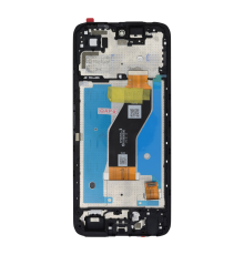 Дисплей Infinix Smart 10 з сенсором та рамкою black (Service) (Ver. FPC) PLS-00-00166556