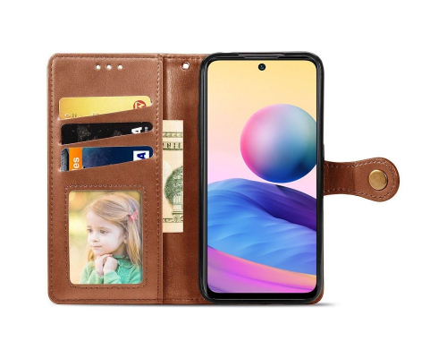 Чохол-книжка Leather GETMAN with card holder Xiaomi Redmi A5 4G brown PLS-00-00148300
