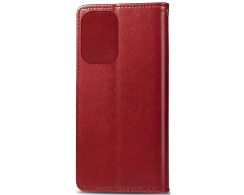 Чохол-книжка Leather GETMAN with card holder Motorola Moto G85 red PLS-00-00148164