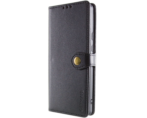 Чохол-книжка Leather GETMAN with card holder Samsung M356 Galaxy M35 5G black PLS-00-00148257