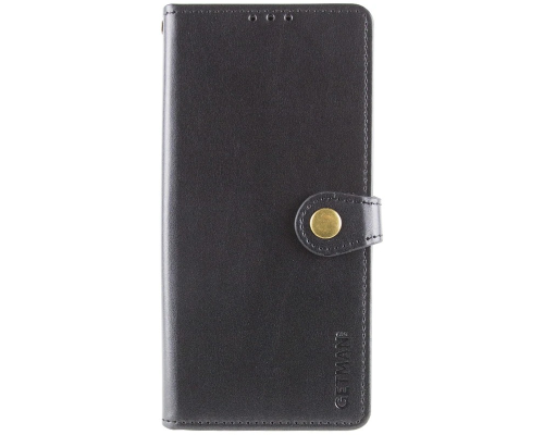 Чохол-книжка Leather GETMAN with card holder Infinix Hot 50i black PLS-00-00148150
