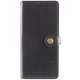 Чохол-книжка Leather GETMAN with card holder Xiaomi Redmi Note 14 4G (European) black PLS-00-00148402