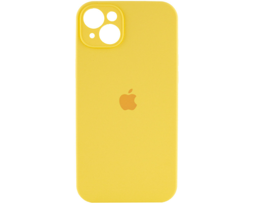 Чохол Silicone Case Full Camera Protective iPhone 15 yellow PLS-00-00111530