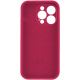 Чохол Silicone Case Full Camera Protective iPhone 15 Pro maroon PLS-00-00116472