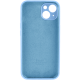 Чохол Silicone Case Full Camera Protective iPhone 14 cornflower PLS-00-00116502