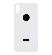 Задня кришка iPhone XS white (Більший отвір) PLS-00-00036430