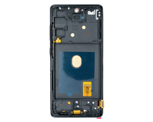 Дисплей Samsung G780 Galaxy S20 FE з сенсором та рамкою black (OLED) (Big size) PLS-00-00101125