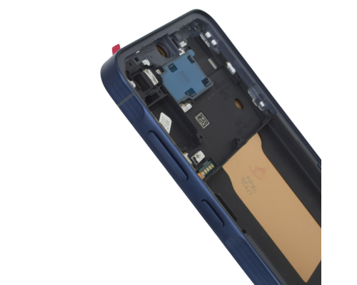 Дисплей Samsung A556 Galaxy A55 5G (2024) з сенсором та рамкою ice blue (OLED) (Big size) PLS-00-00148360