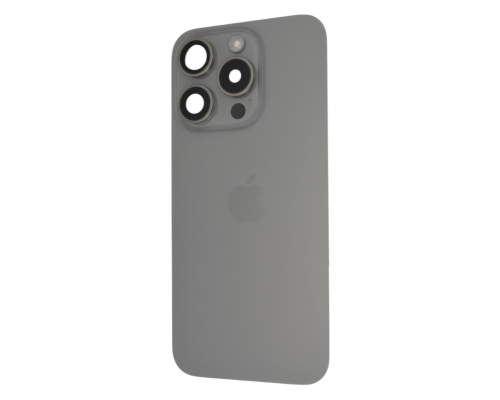 Задня кришка iPhone 15 Pro зі склом камери gray (Original) PLS-00-00133653