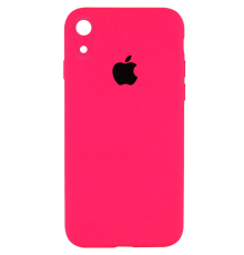 Чохол Silicone Case Квадратні Борти Full Camera iPhone XR barbie pink PLS-00-00104659