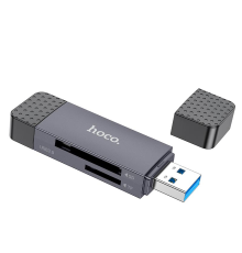 Картридер Hoco HB45 USB2.0 to Type-C gray PLS-00-00154598