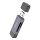 Картридер Hoco HB45 USB2.0 to Type-C gray PLS-00-00154598