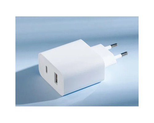Зарядний пристрій Xiaomi Mi 33W 1USB-A+1USB-C (Original) white PLS-00-00140751