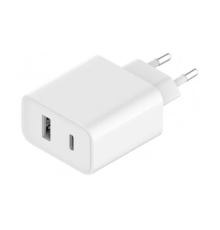 Зарядний пристрій Xiaomi Mi 33W 1USB-A+1USB-C (Original) white PLS-00-00140751
