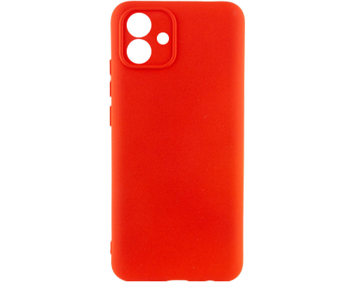 Чохол Silicone Cover Full Camera Samsung A042 Galaxy A04e red PLS-00-00106708