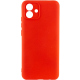 Чохол Silicone Cover Full Camera Samsung A042 Galaxy A04e red PLS-00-00106708
