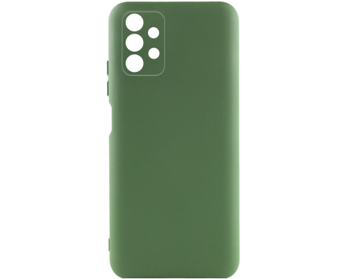 Чохол Silicone Cover Full Camera Samsung A325 Galaxy A32 4G dark green PLS-00-00106683