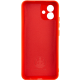 Чохол Silicone Cover Full Camera Samsung A042 Galaxy A04e red PLS-00-00106708