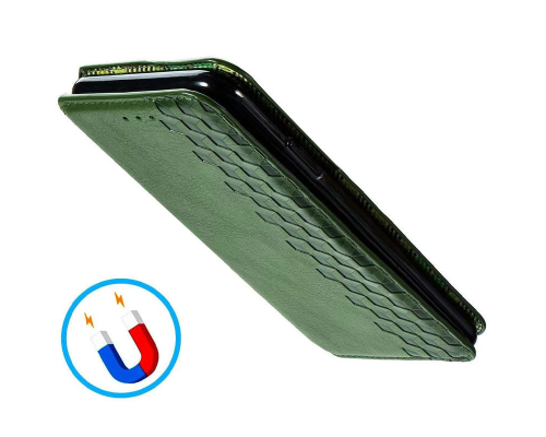 Чохол-книжка Leather Cubic Samsung A125 Galaxy A12 green PLS-00-00170713