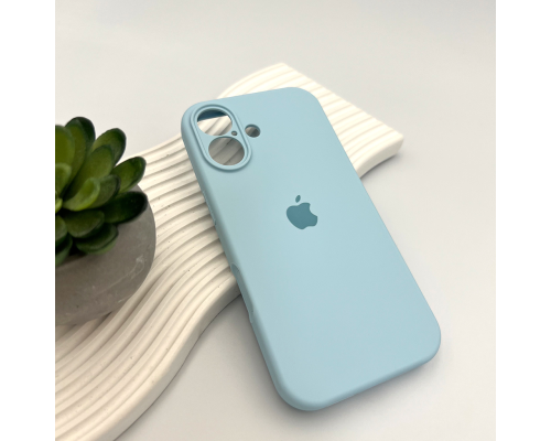 Чохол Silicone Case Full Camera Protective для iPhone 17 mist blue PLS-00-00150705