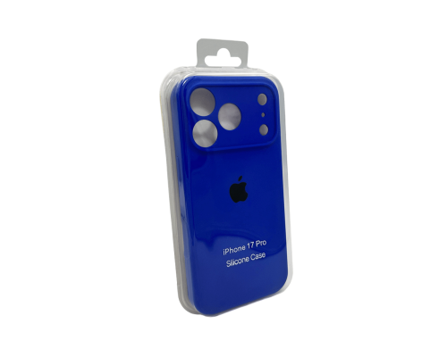 Чохол Silicone Case Full Camera Protective для iPhone 17 Pro shiny blue PLS-00-00155267