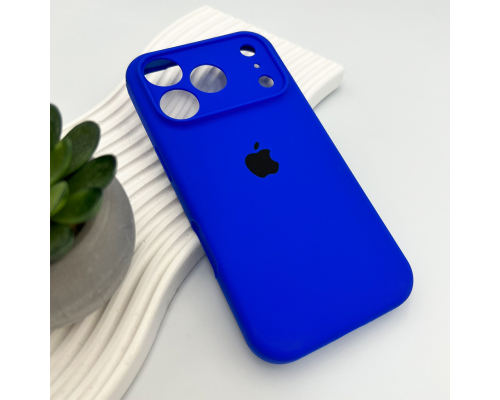 Чохол Silicone Case Full Camera Protective для iPhone 17 Pro shiny blue PLS-00-00155267