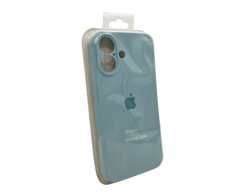 Чохол Silicone Case Full Camera Protective для iPhone 17 mist blue PLS-00-00150705