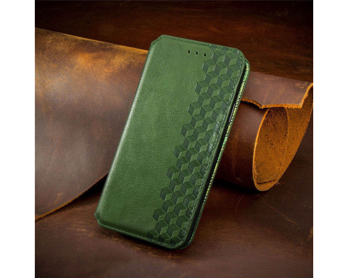 Чохол-книжка Leather Cubic Samsung A125 Galaxy A12 green PLS-00-00170713