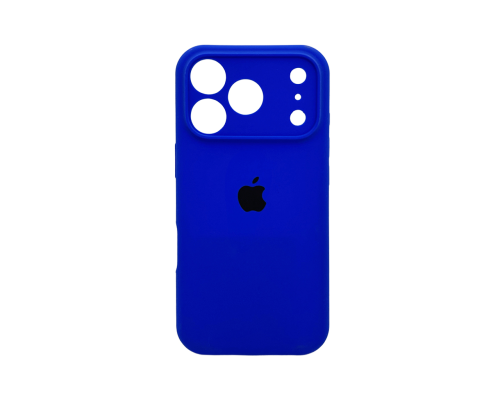 Чохол Silicone Case Full Camera Protective для iPhone 17 Pro shiny blue PLS-00-00155267