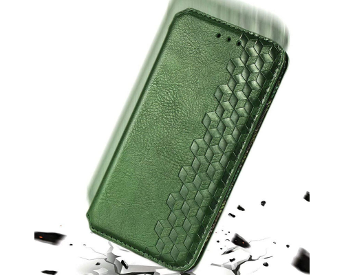 Чохол-книжка Leather Cubic Samsung A125 Galaxy A12 green PLS-00-00170713