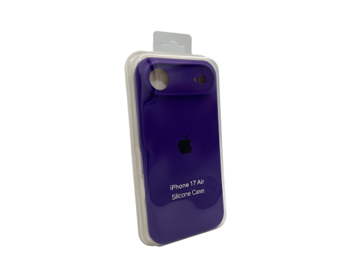 Чохол Silicone Case Full Camera Protective для iPhone 17 Air dark purple PLS-00-00155232