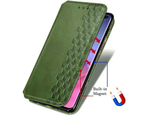 Чохол-книжка Leather Cubic Samsung A125 Galaxy A12 green PLS-00-00170713