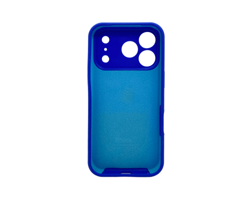 Чохол Silicone Case Full Camera Protective для iPhone 17 Pro shiny blue PLS-00-00155267