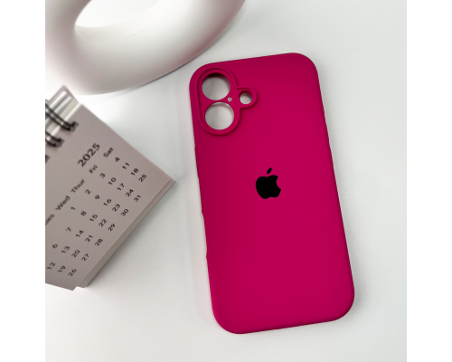 Чохол Silicone Case Full Camera Protective для iPhone 16 dragon fruit PLS-00-00130765