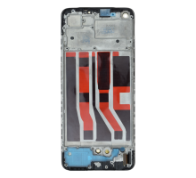 Дисплей OPPO A74 (Ver.04) з сенсором та рамкою black (OLED) PLS-00-00120129