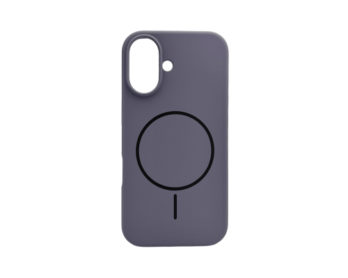 Чохол Silicone case Beats with MagSafe iPhone 16 lavender gray PLS-00-00155037