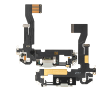 Шлейф iPhone 12 з роз'ємом зарядки white (Original Used) PLS-00-00093431