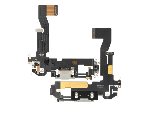 Шлейф iPhone 12 з роз'ємом зарядки white (Original Used) PLS-00-00093431