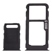 Тримач SIM-карти Nokia 3.1 Plus Sim 2 black PLS-00-00048525