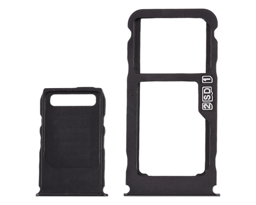Тримач SIM-карти Nokia 3.1 Plus Sim 2 black PLS-00-00048525