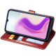 Чохол-книжка Leather GETMAN with card holder Umidigi A9 red PLS-00-00128959