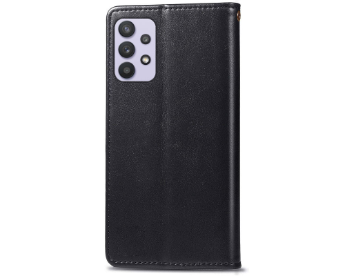 Чохол-книжка Leather GETMAN with card holder Samsung A135 Galaxy A13 black PLS-00-00128834