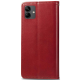 Чохол-книжка Leather GETMAN with card holder Samsung A055 Galaxy A05 red PLS-00-00128822