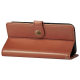 Чохол-книжка Leather GETMAN with card holder TECNO Spark 10 Pro brown PLS-00-00128942